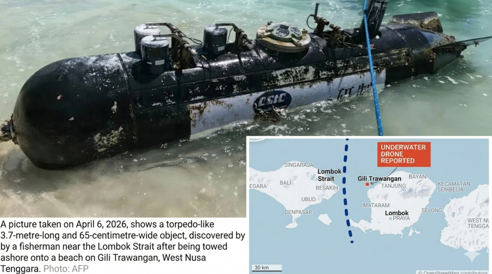 Chinese torpedo‑like sensors in the Lombok Strait: submarine trackers ...