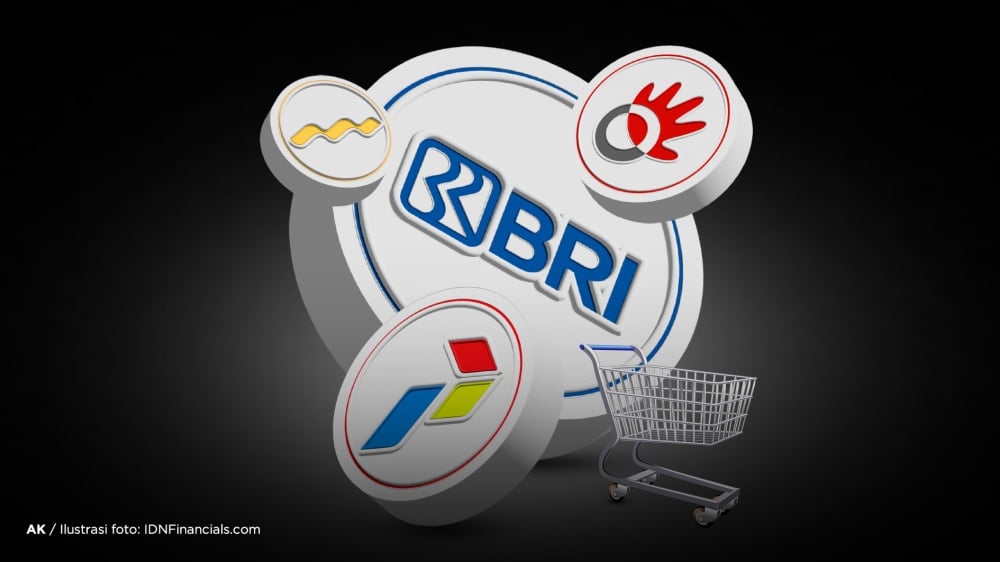 State-owned stocks dominated the top buys: BBRI, TLKM, PGAS, and BMRI