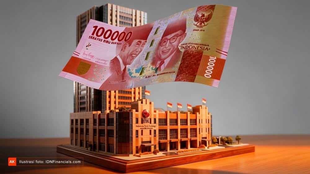 Rupiah menguat, IHSG ambles 1,36% akibat profit taking