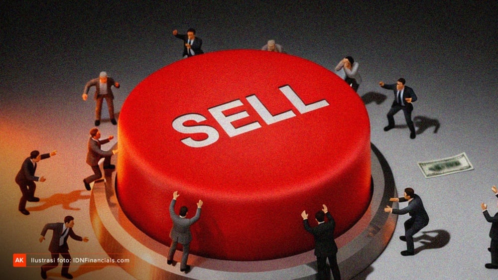 Investor panik jual, IHSG turun hampir 3% usai menguji 9.000