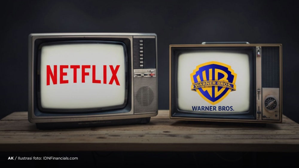 Netflix caplok Warner Bros US$72 miliar, tunjuk Wells Fargo & JPMorgan ...